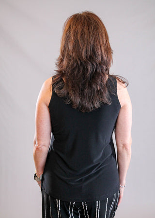 Go To Short Tank Back view - Fashion Crossroads Inc