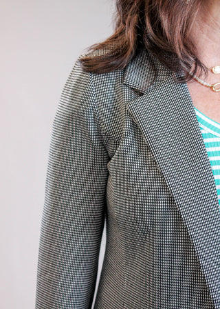 Liverpool Mini Check Fitted Blazer