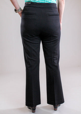 Liverpool Crop Flare With Extended Tab Waistband