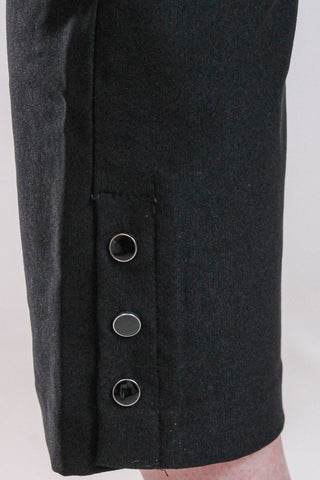 Tribal Sportswear Flatten It Slim Leg Capris with Snap Vent Detail View - Fashion Crossroads Inc 