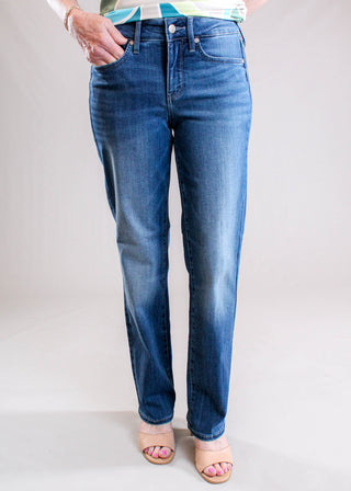 Not Your Daughter's Jeans Petite Straight Leg Front View - Fashion Crossroads Inc