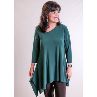 Sympli Flounce Boomerang Tunic front view - Fashion Crossroads Inc.