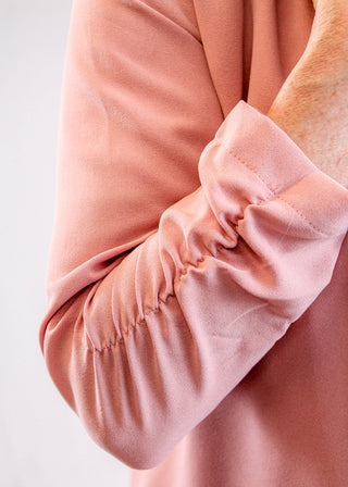 Blu Pepper 3/4 Ruched Sleeve Blazer Side View - Fashion Crossroads Inc
