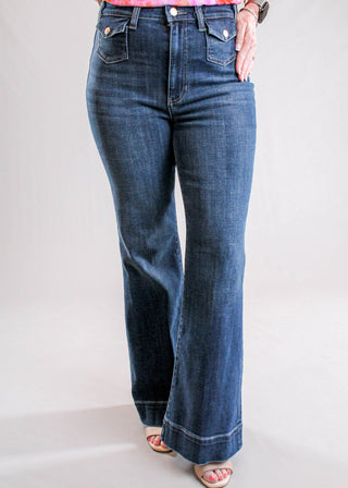 Liverpool Hanna High Rise Jean Model View - Fashion Crossroads Inc