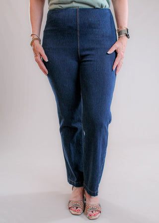 Lysse Baby Bootcut Ankle Jean front view - Fashion Crossroads Inc.
