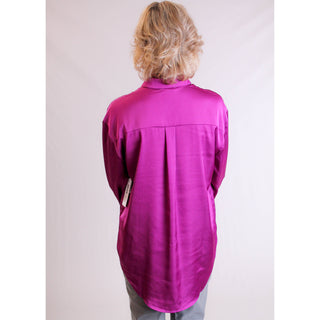 Tribal Sportswear Long Sleeve Drop Shoulder Shirt back view - Fashion Crossroads Inc