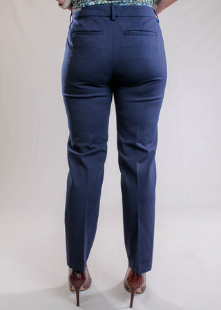 Liverpool Kelsey Trouser in Cadet Blue -Back View-Fashion Crossroads Inc