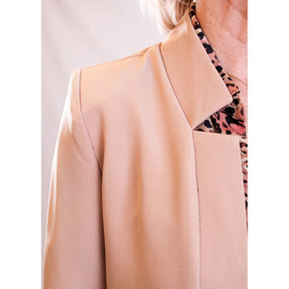 Blu Pepper Notch Collar Blazer detail view - Fashion Crossroads Inc