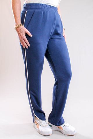 Tribal Sportswear Pull On Ankle Pant with Pockets Side View - Fashion Crossroads Inc