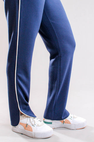 Tribal Sportswear Pull On Ankle Pant with Pockets Hem View - Fashion Crossroads Inc