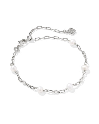 Kendra Scott Ashton Freshwater Pearl Bracelet in Rhodium