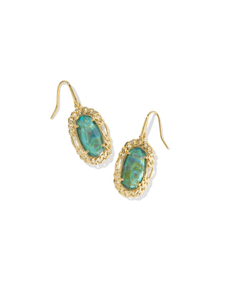 Kendra Scott Dani Figaro Frame Earring in Aqua Illusion