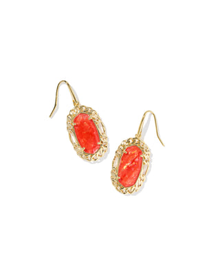 Kendra Scott Dani Figaro Earring in Papaya Mother Of Pearl