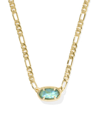 Kendra Scott Elisa Figaro Necklace in Aqua Illusion