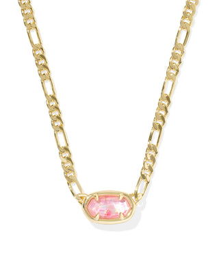 Kendra Scott Elisa Figaro Necklace in Iridescent Pink Mother of Pearl - Fashion Crossroads Inc.