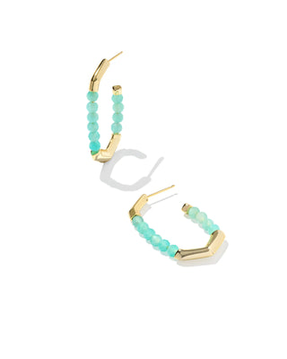 Kendra Scott Sylvia Earring in Teal Amazonite