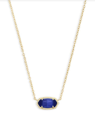Elisa Necklace With Blue Cobalt Cat's Eye detail view