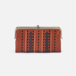 The HOBO Lauren Smooth Leather Clutch Wallet with Multi Stitch combines classic leather design with thoughtful detailing you’ll notice every day.