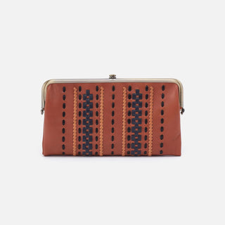 The HOBO Lauren Smooth Leather Clutch Wallet with Multi Stitch combines classic leather design with thoughtful detailing you’ll notice every day.