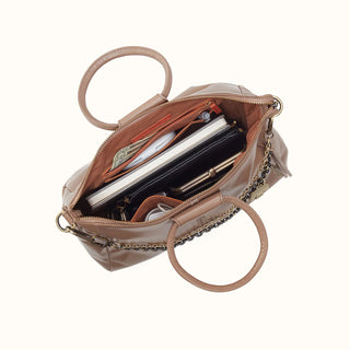 HOBO Sheila Medium Satchel in Woodsmoke