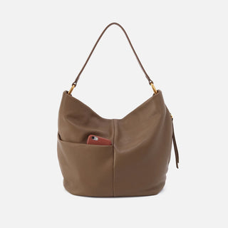 Hobo Harley Handbag Dark Elm back view- Fashion Crossroads Inc.