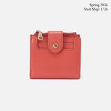 HOBO Dunn Mini Wallet in Pink Mirage - Fashion Crossroads Inc