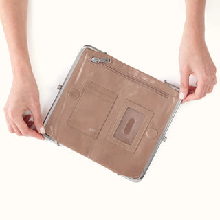 HOBO Lauren Clutch Wallet in Woodsmoke