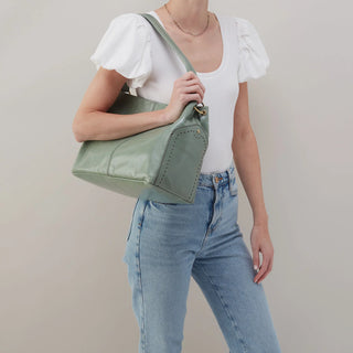 Hobo Seneca Medium Size Leather Shoulder Bag