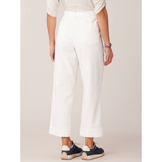Democracy Relaxed Straight Leg Pant with Paper Bag Waist - Fashion Crossroads Inc