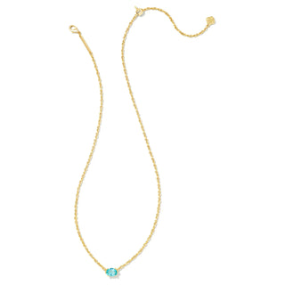 Kendra Scott Cailin Aqua Crystal Pendant Necklace