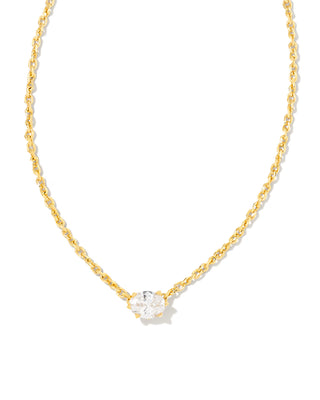 Kendra Scott Cailin Crystal Pendant Necklace in Gold