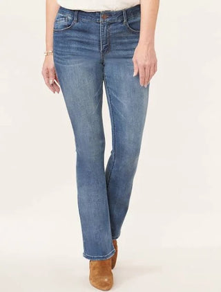 Democracy Absolution Itty Bitty Bootcut Jean model view - Fashion Crossroads Inc
