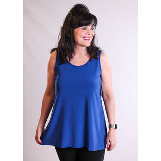 Sympli Reversible Go To Relaxed Tank front view - Fashion Crossroads Inc