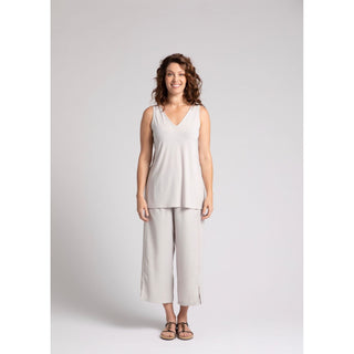 Sympli Reversible Go To Relaxed Tank model view - Fashion Crossroads Inc