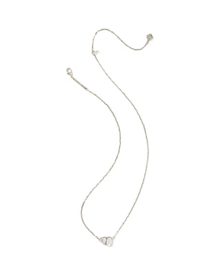 Kendra Scott Tatum Pendant Necklace in Silver Neutral Mix - Fashion Crossroads Inc