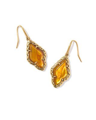 Kendra Scott Adeline Gold and Amber Earring