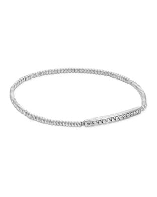 Addison Bracelet in Rhodium - Fashion Crossroads Inc