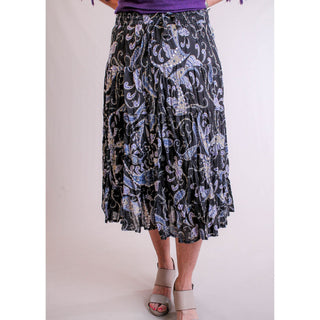 Wonderous Art Mid Length Sequin Skirt - Fashion Crossroads Inc