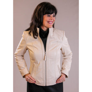 Amsterdam Heritage Leather Jacket front view - Fashion Crossroads Inc