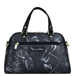 Anuschka Dragonfly Meadow Handbag - Fashion Crossroads Inc
