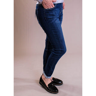 Cello Mid Rise Pull On Skinny Jean side view - Fashion Crossroads Inc