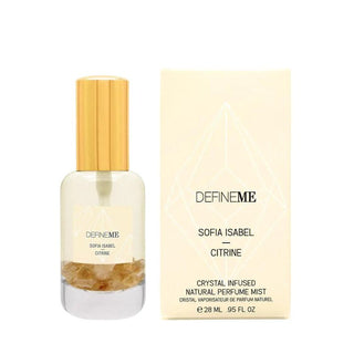 Define Me Sofia Isabel-Citrine Crystal Infused Natural Perfume Mist - Fashion Crossroads Inc