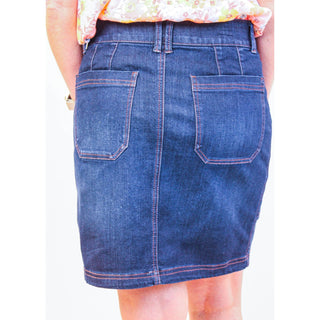 Democracy AbSolution Patch Pocket Skirt - Fashion Crossroads Inc