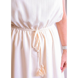 Gigio Sleeveless Dress With Elastic Waist - Fashion Crossroads Inc