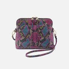 Hobo Reeva Multicolor Snake Print Convertible Handbag - Fashion Crossroads Inc