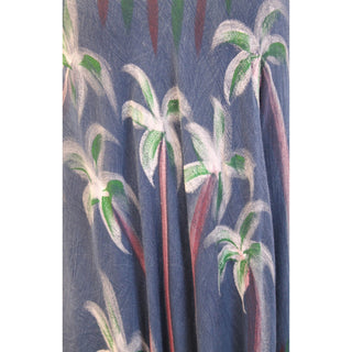 India Boutique Umbrella Dress with Palm Trees - Fashion Crossroads Inc