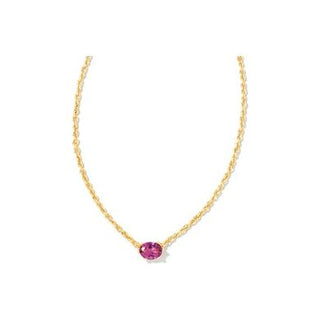 Kendra Scott Cailin Purple Crystal Necklace - Fashion Crossroads Inc