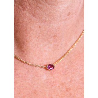 Kendra Scott Cailin Purple Crystal Necklace - Fashion Crossroads Inc