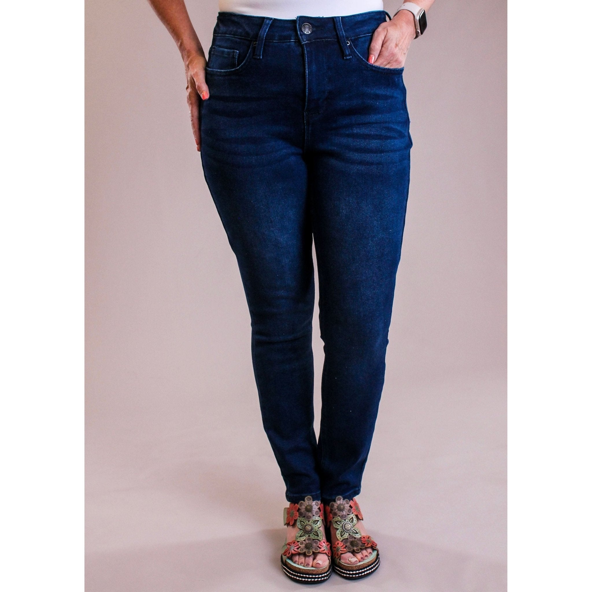 Royalty For Me Vintage Stretch High Rise Skinny Jean