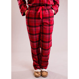 Tribal Plaid Pajama Bottoms - Fashion Crossroads Inc
